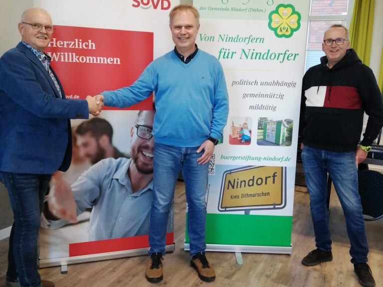 Spendenübergabe an den Sozialverband Meldorf-Geest